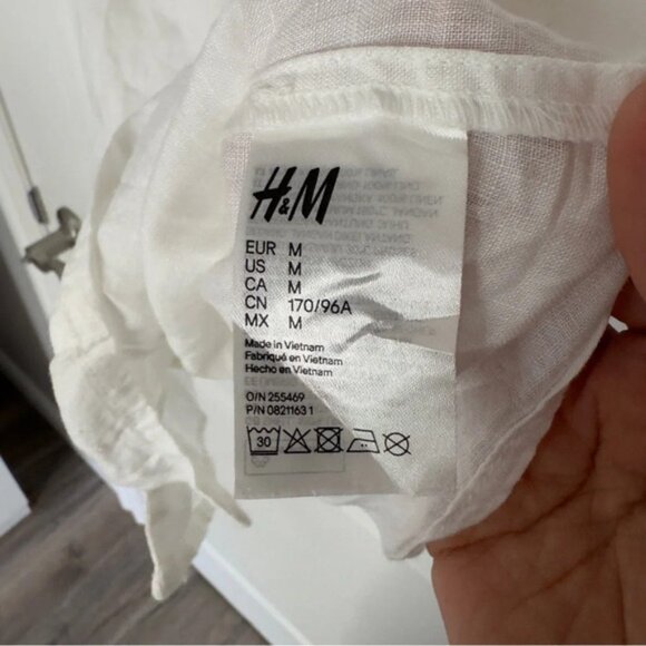 H&M linen top size M - Picture 8 of 8
